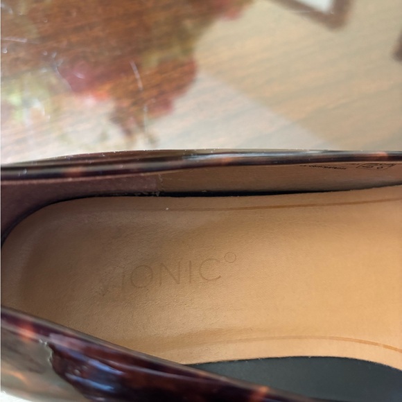 Vionic Brown Flats Sleek Loafers - Picture 3 of 8